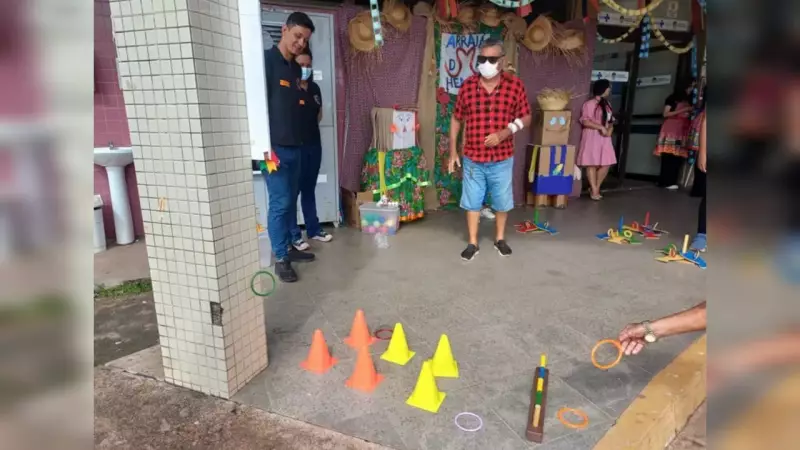 HRBA celebra São João com ação humanizada para saúde emocional dos pacientes
