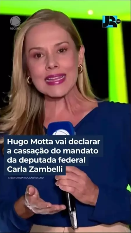 Hugo Motta pede cassação do mandato de Carla Zambelli: entenda o caso