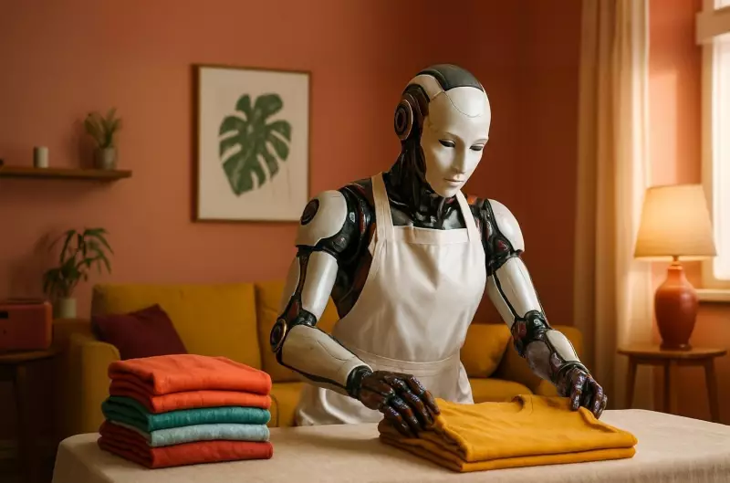 IA Revoluciona o Lar: Conheça a Máquina que Lava e Dobra Suas Roupas