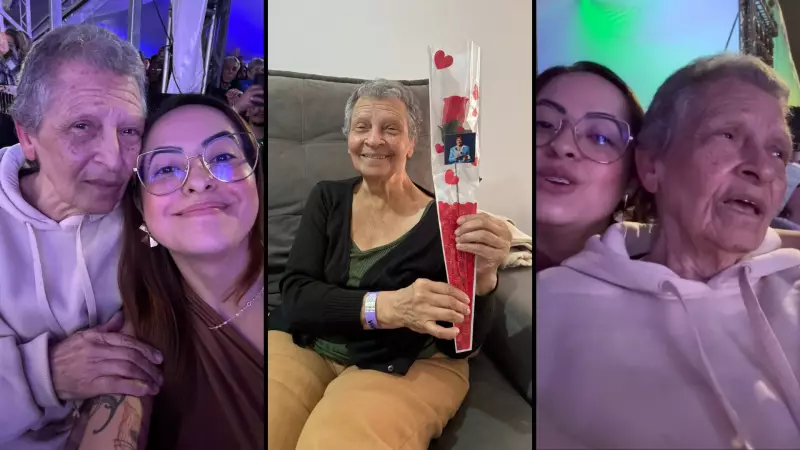 Idosa acredita que vai ver neto se apresentar e é surpreendida por show de Roberto Carlos em Votorantim