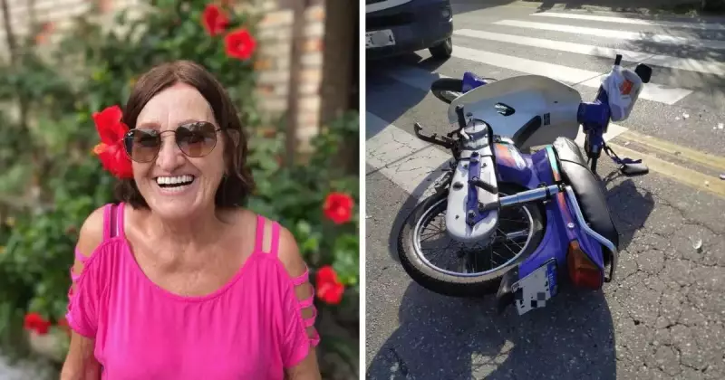 Idosa morre atropelada em faixa de pedestre por motociclista em Brusque