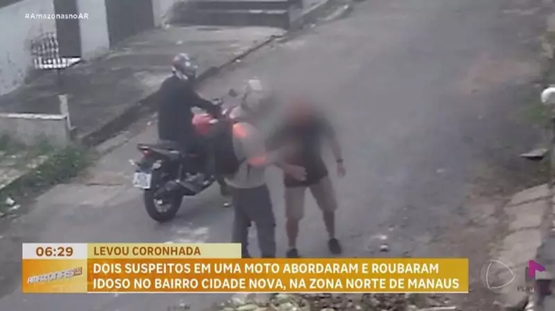 Idoso é agredido durante assalto na Zona Norte de Manaus: violência preocupa moradores