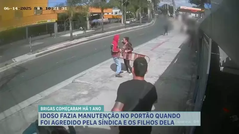 Idoso é agredido por síndica e filhos em briga de condomínio em BH — veja o vídeo