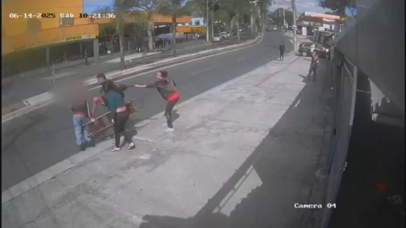 Idoso é agredido por vizinhos em BH: vídeo choca e gera revolta nas redes