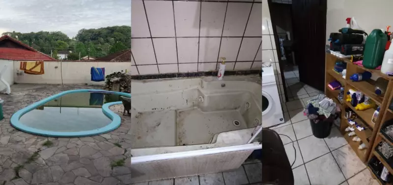 Idoso é encontrado amarrado em abrigo não autorizado em Joinville: condições insalubres chocam