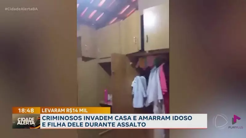 Idoso e filha são amarrados durante assalto violento em Brumado, BA
