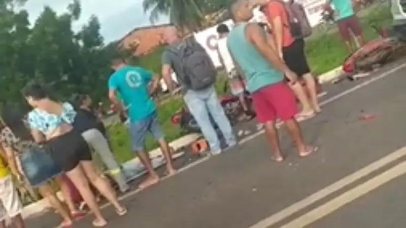 Idoso morre e casal fica ferido em grave acidente entre motos na BR-343, no Piauí