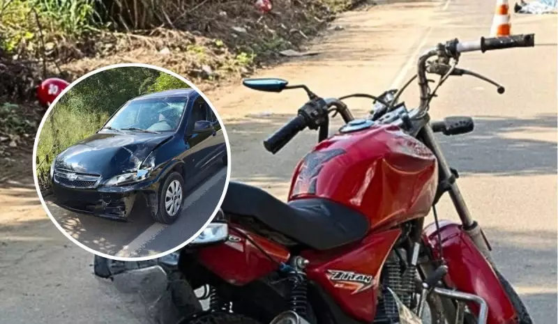Idoso morre em grave acidente entre moto e carro em Águia Branca, ES