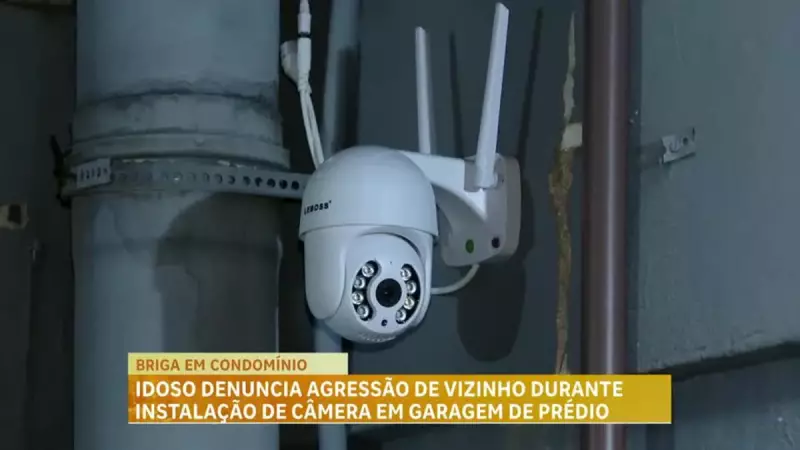 Idoso relata agressão durante instalação de câmera em prédio de BH — Veja o vídeo