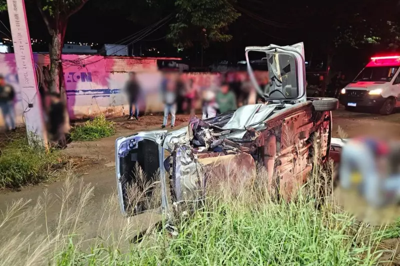 Idosos ficam feridos em acidente no Contorno Sul de Maringá: veja detalhes