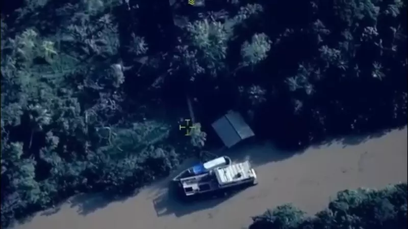 Imagens de satélite e aeronaves revelam barco usado no tráfico: veja como a tecnologia ajudou na operação