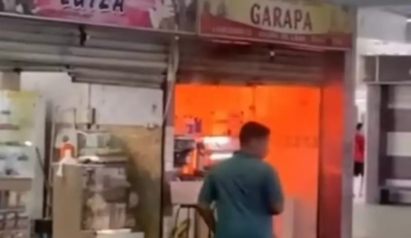 Incêndio atinge lanchonete no Terminal de Campo Grande em Vitória: veja detalhes