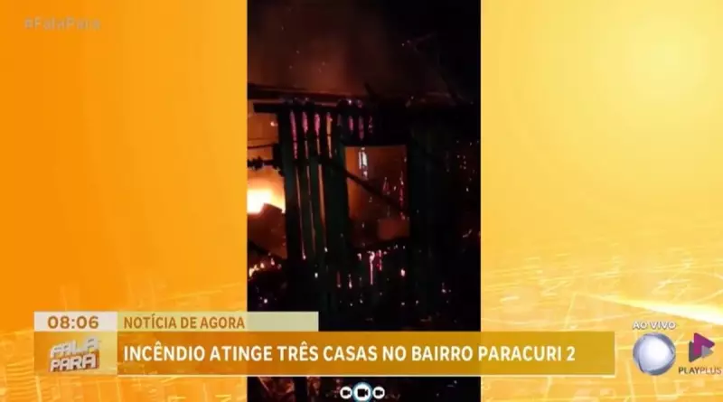 Incêndio destrói casa e deixa moradora hospitalizada em Icoaraci, PA