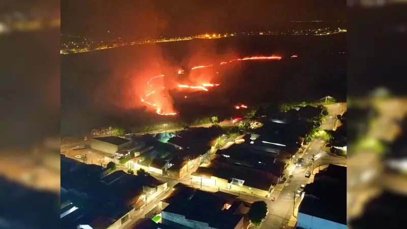 Incêndio devastador consome 41 hectares de vegetação no interior de São Paulo