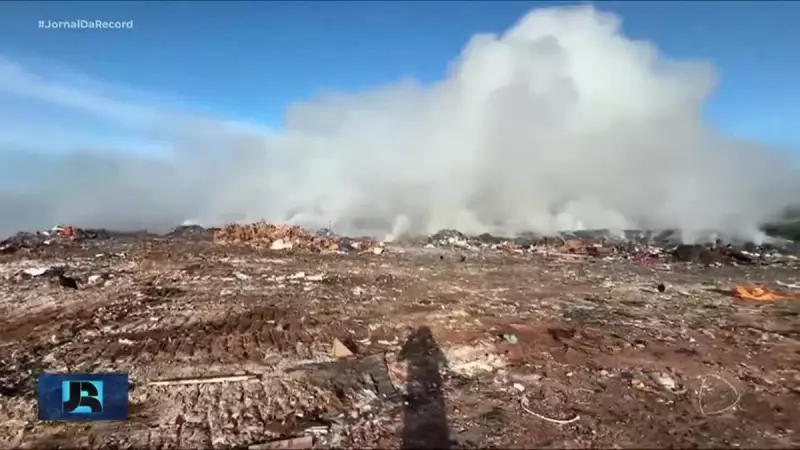 Incêndio em aterro sanitário na região metropolitana de Belém é investigado pela Polícia Civil