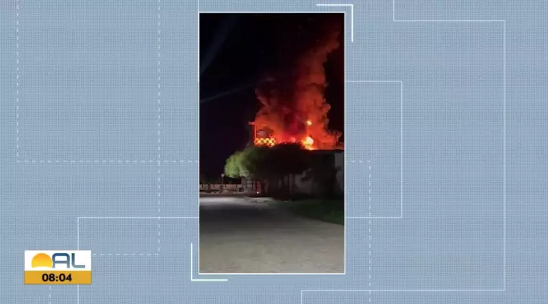 Incêndio em borracharia de Penedo (AL) deixa três feridos; bombeiros agem rápido no resgate