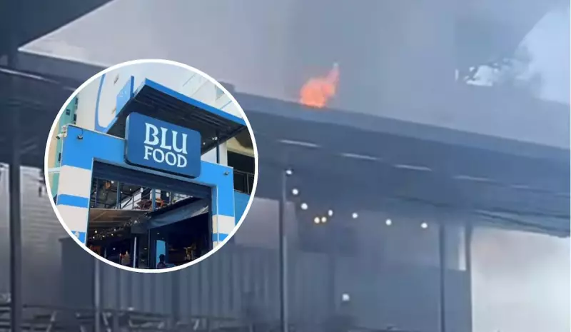 Incêndio em complexo gastronômico de Vila Velha causa pânico e correria