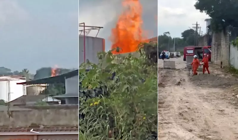 Incêndio em fábrica de Duque de Caxias (RJ) deixa feridos e prejuízos: veja detalhes