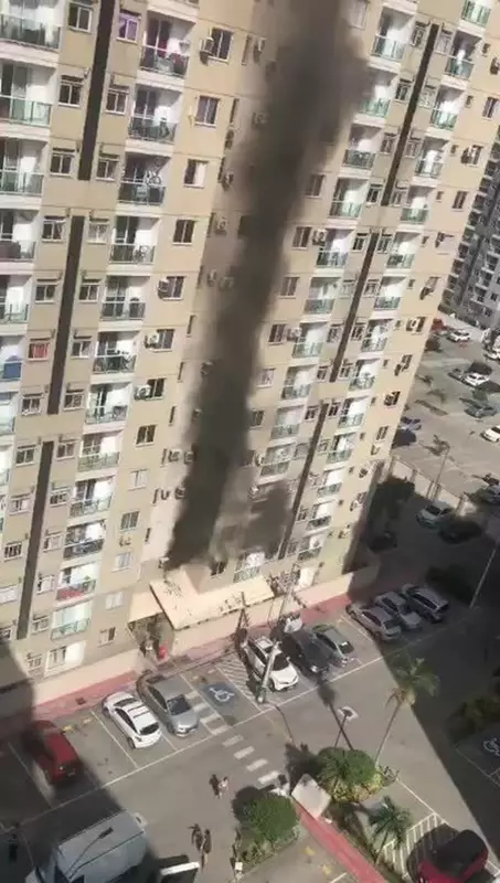 Incêndio em prédio residencial deixa Nova Iguaçu em alerta: veja detalhes