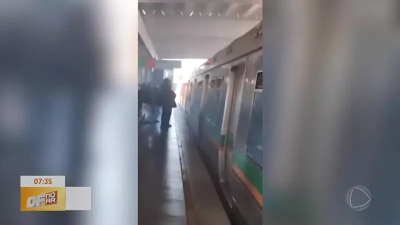 Incêndio próximo à Praça do Relógio causa evacuação no metrô de Brasília