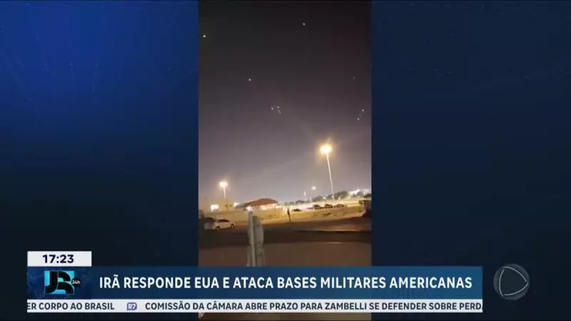 Irã revida ataques dos EUA com bombardeios em bases militares no Oriente Médio
