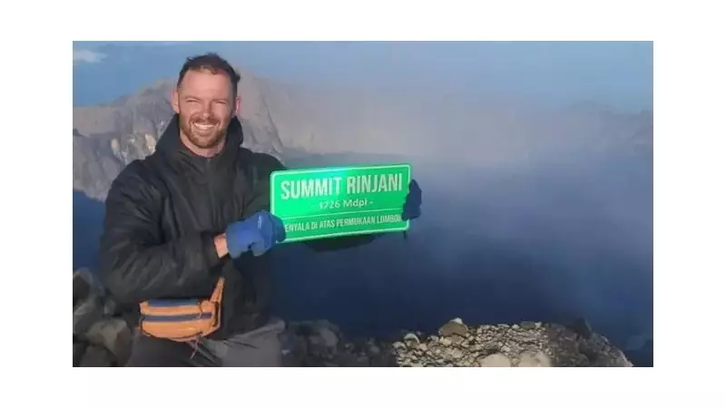 Irlandês sobrevive a queda de 200 metros em vulcão na Indonésia; brasileira não resiste