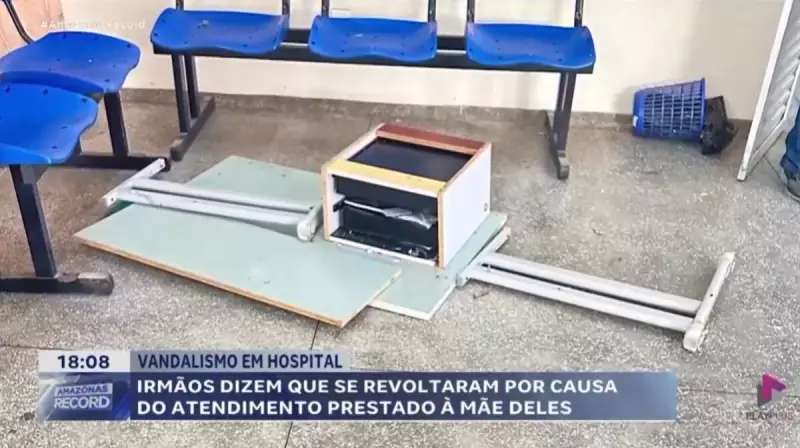 Irmãos destroem equipamentos de hospital após morte da mãe em Manicoré: revolta e dor