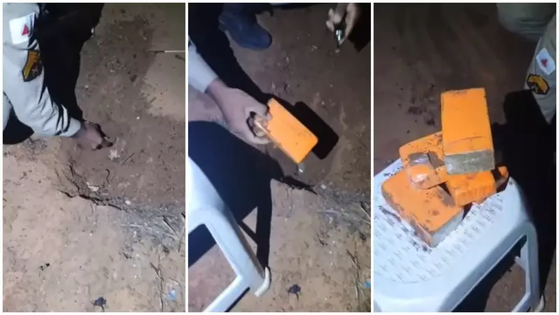 Irmãos são presos com maconha enterrada no quintal em Jaíba: veja detalhes