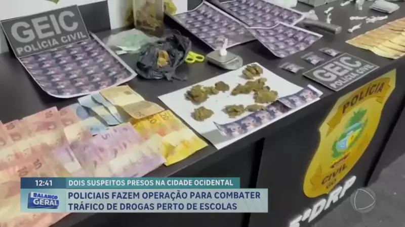 Irmãos são presos por tráfico de drogas no Entorno do DF: operação policial apreende cocaína e maconha