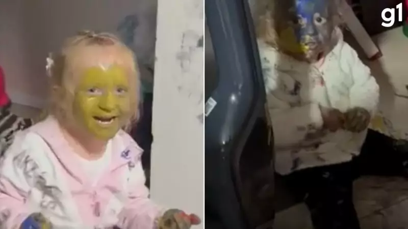 Irmãs viram sensação na web ao se pintarem escondidas dos pais; vídeo emociona