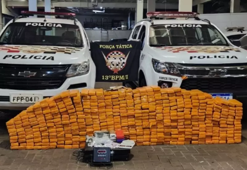 Jovem de 28 anos é preso com 400 kg de maconha em operação policial em São Paulo