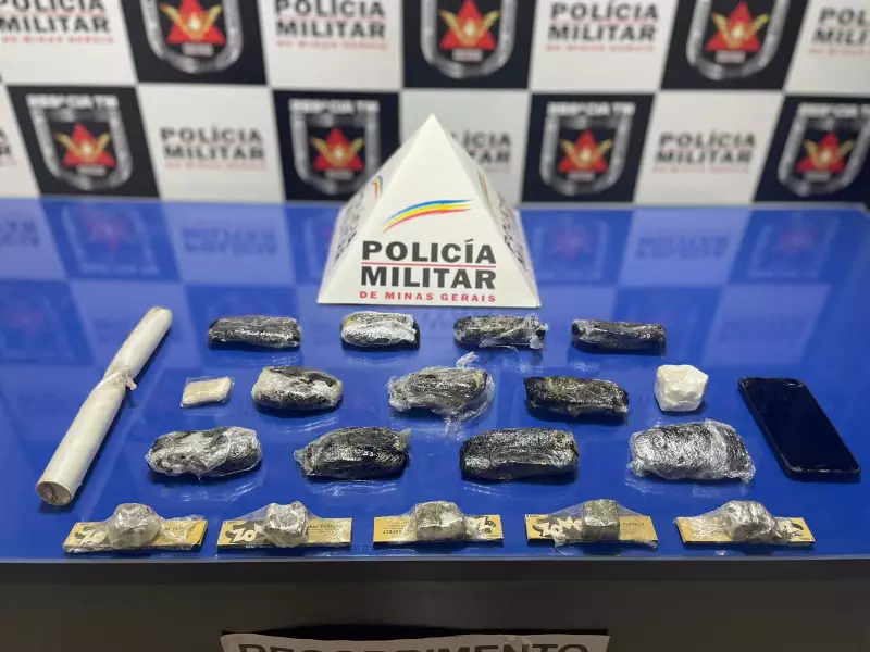 Jovem é preso com drogas escondidas em geladeira durante operação da PM em Minas Gerais