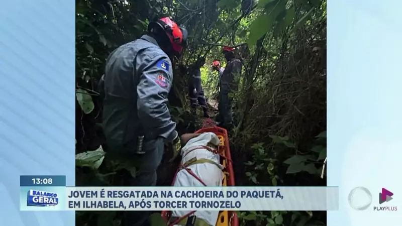 Jovem é resgatada após acidente em cachoeira de Ilhabela, SP: veja detalhes