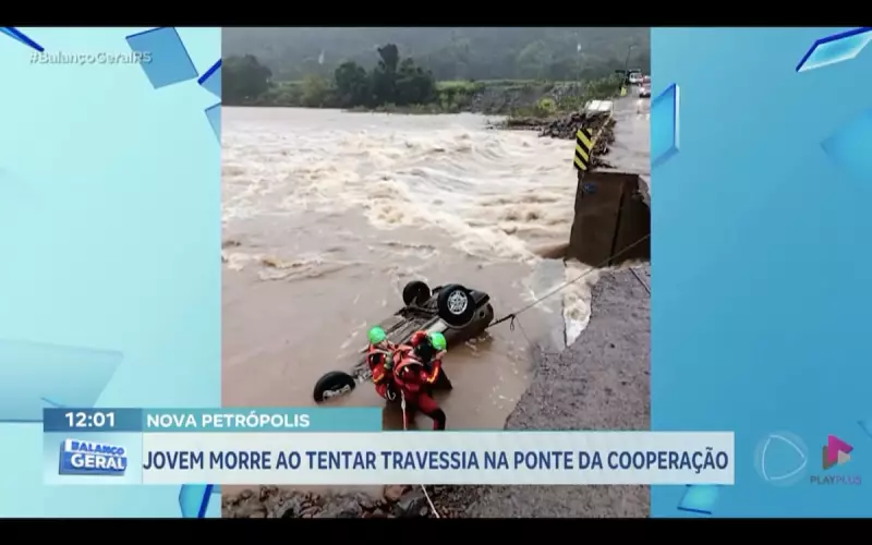 Jovem perde a vida ao tentar travessia perigosa na Ponte da Cooperação no RS