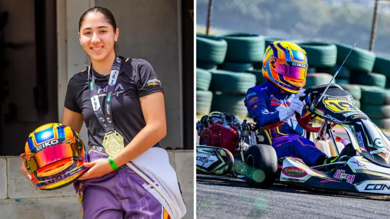 Jovem pilota de Caraguatatuba supera desafios no kart e sonha com o automobilismo