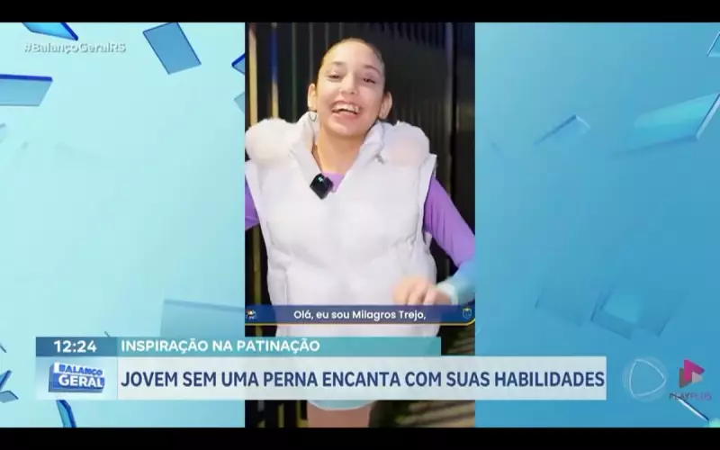 Jovem sem uma perna encanta com habilidades incríveis no Rio Grande do Sul