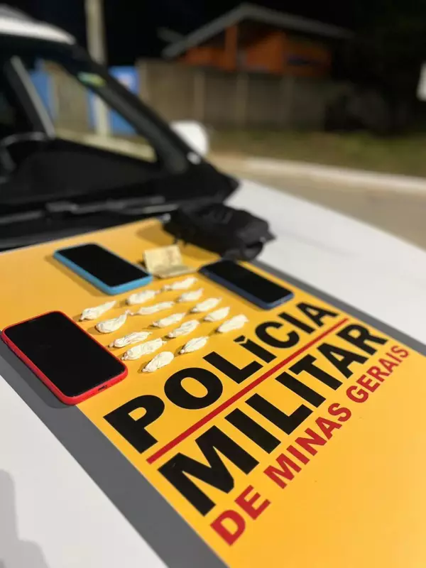 Jovens são detidos com cocaína em festa em Itueta: droga seria vendida no local