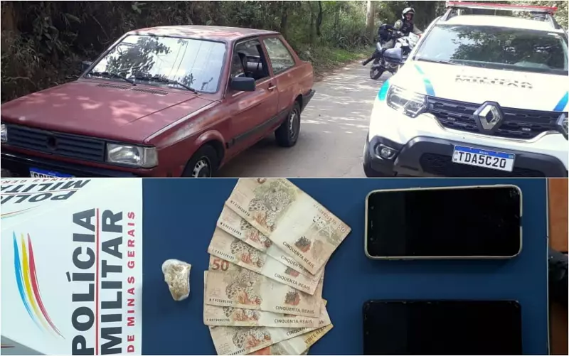 Jovens são presos por receptação e tráfico de drogas em Poços de Caldas, MG