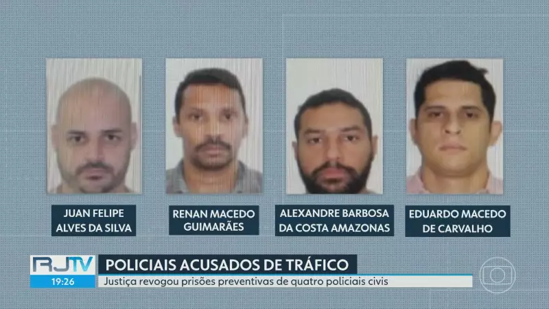 Justiça liberta policiais do RJ acusados de revender maconha apreendida: caso choca e gera revolta