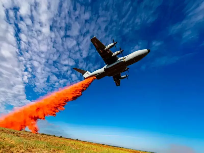 Kit de combate a incêndio do Airbus A400M conclui testes com sucesso na França