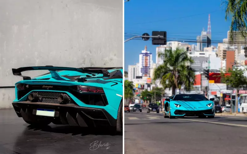 Lamborghini chama atenção ao circular por avenida de Goiânia; vídeo viraliza