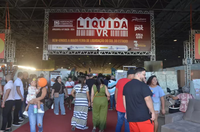 Liquida VR: Evento imperdível de compras em Volta Redonda nesta quinta-feira