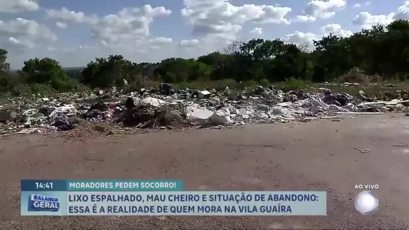 Lixão a céu aberto em Valparaíso de Goiás: Moradores exigem solução urgente