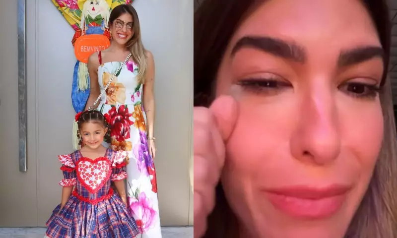 Lore Improta se emociona durante apresentação junina da filha: veja o vídeo!