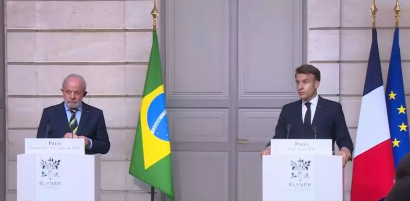 Lula se reúne com Macron em Paris e discute parcerias estratégicas entre Brasil e França