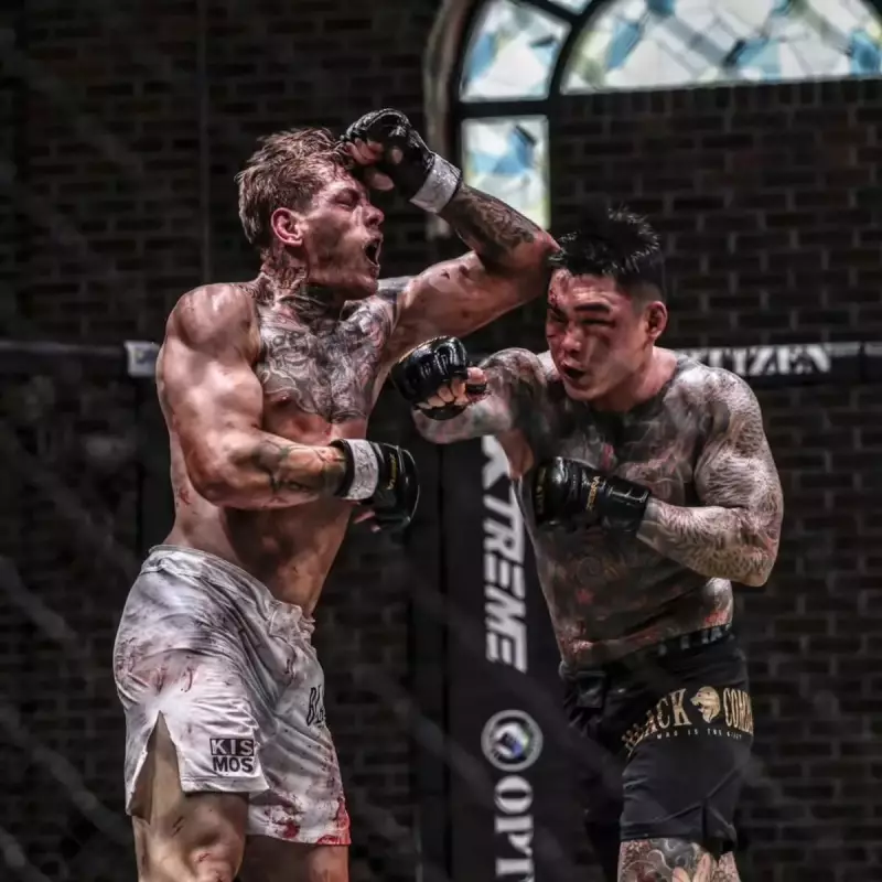 Lutador de Florianópolis brilha no MMA: nocaute espetacular na Coreia do Sul!