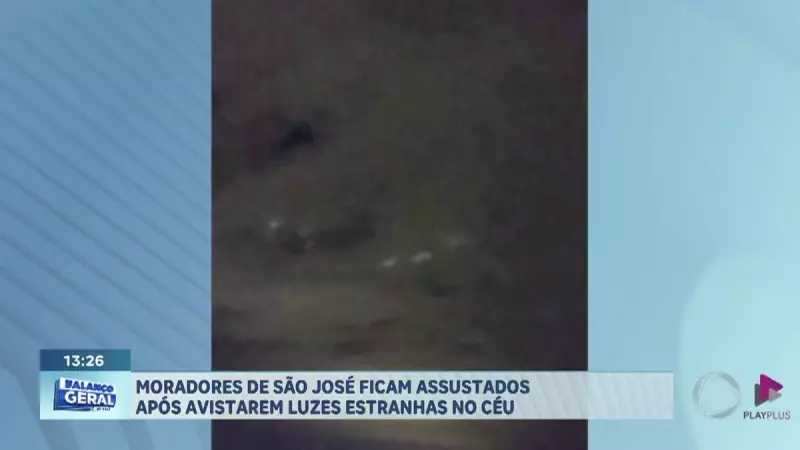 Luzes Misteriosas no Céu de São José dos Campos Deixam Moradores Intrigados