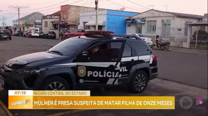 Mãe é presa por assassinato da própria filha de 11 meses em São Pedro do Sul, RS