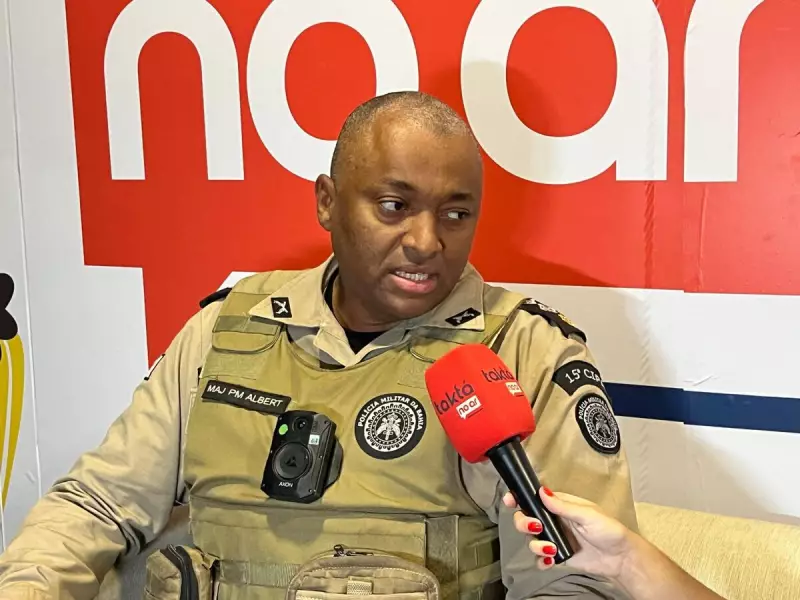 Major Albert detalha operação da PM no São João: segurança reforçada e estratégias inéditas