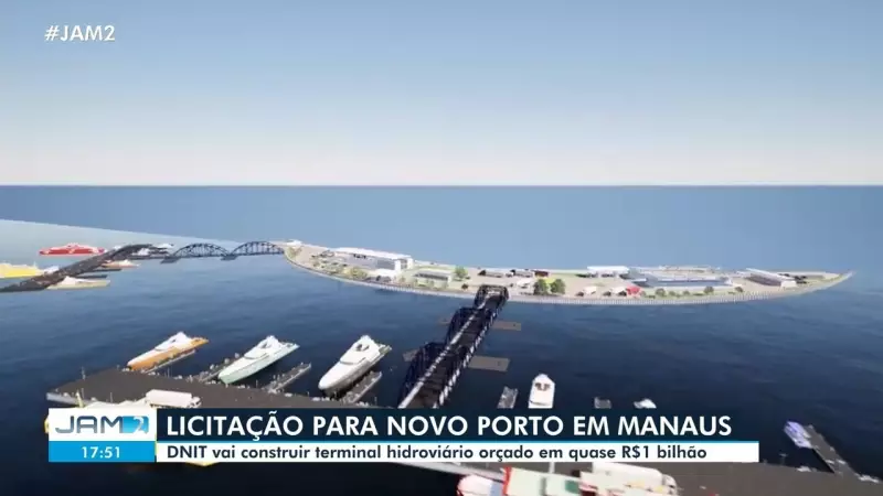 Manaus Moderna: Prefeitura anuncia construção de novo porto com apoio do governo federal